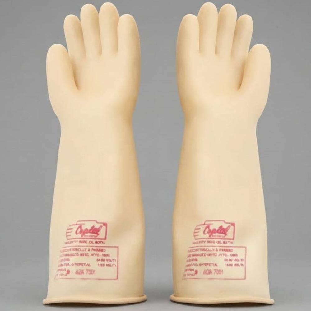 Crystal Electrical Rubber Gloves Class 0(1KV)