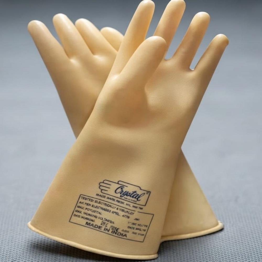 Crystal Electrical Rubber Gloves Class 0(1KV)