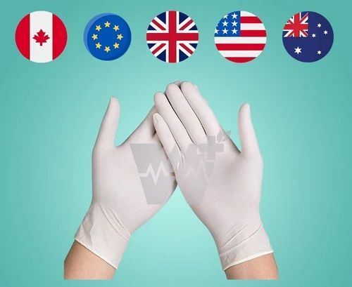 M-Safe Examination Gloves - Latex Powdered White Small Box of 100