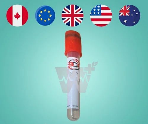 BDK Life Sciences Clot Activator Non Vacuum Blood Collection Tube 4ml - Single Cap