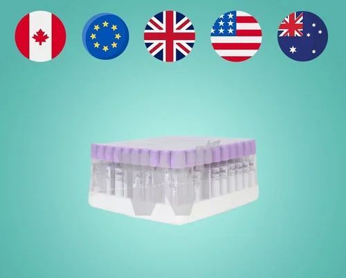 Levram K3EDTA Non Vacuum Blood Collection Tube - 4ml Pack of 100