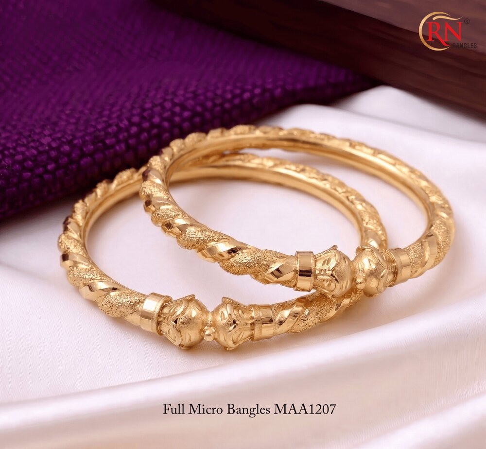 Silver Plated Bangles - Diameter: Approx 2.4 To 2.8 Inches