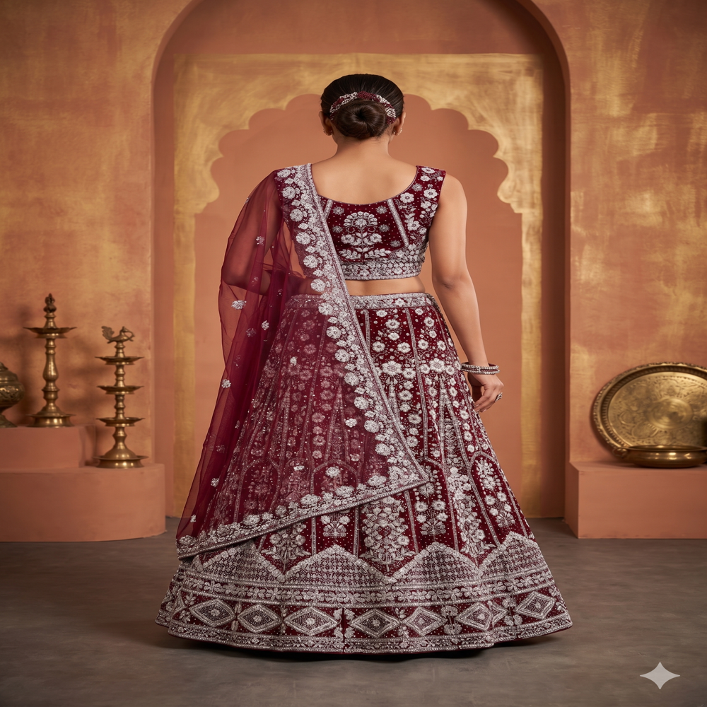 CTP-60350 Girls Beads Lehenga