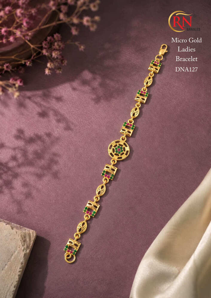 DNA127 Micro Gold Ladies Bracelet