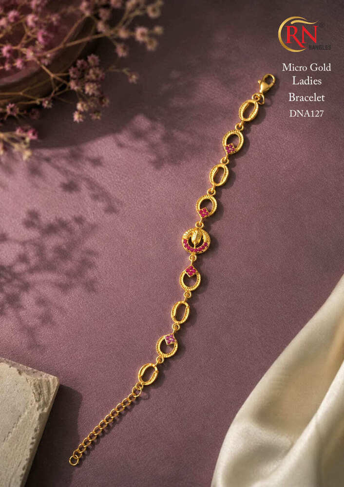 DNA127 Micro Gold Ladies Bracelet