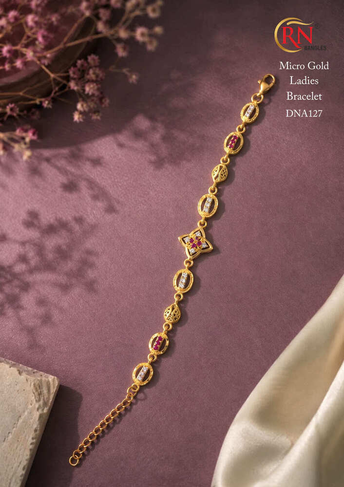 DNA127 Micro Gold Ladies Bracelet