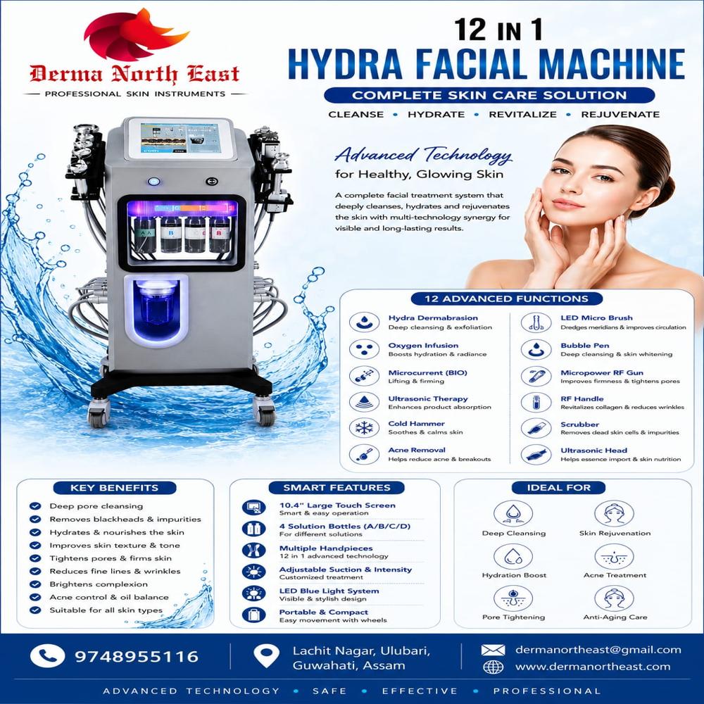 12 IN 1 Hydra Facial Machine