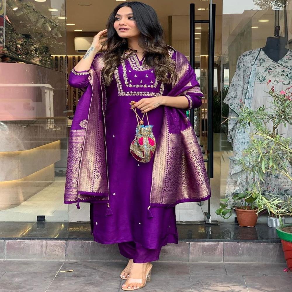 WOMEN RAKSHABANDHAN SPECIAL PARTY WEAR 3PC COLLECTION
