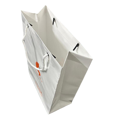 Paper Shopping Bag - Color: White