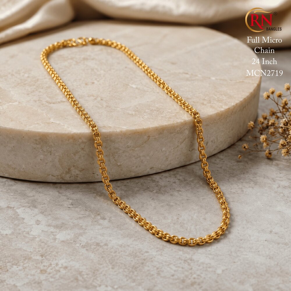Micro Mens Chain - Color: Gold
