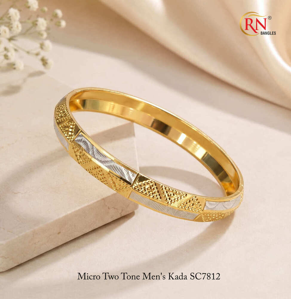 Two Tone Men'S Kada - Gender: Men