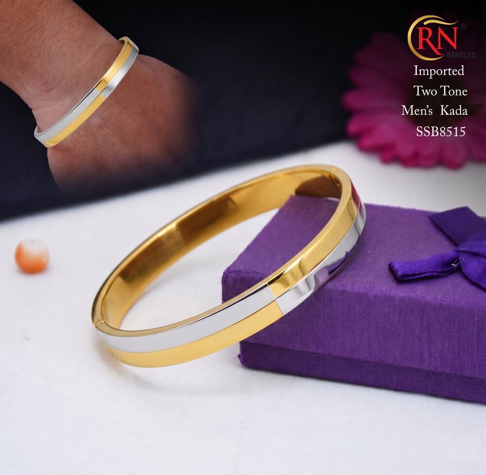SSB8515 Imported Two Tone Men's Kada