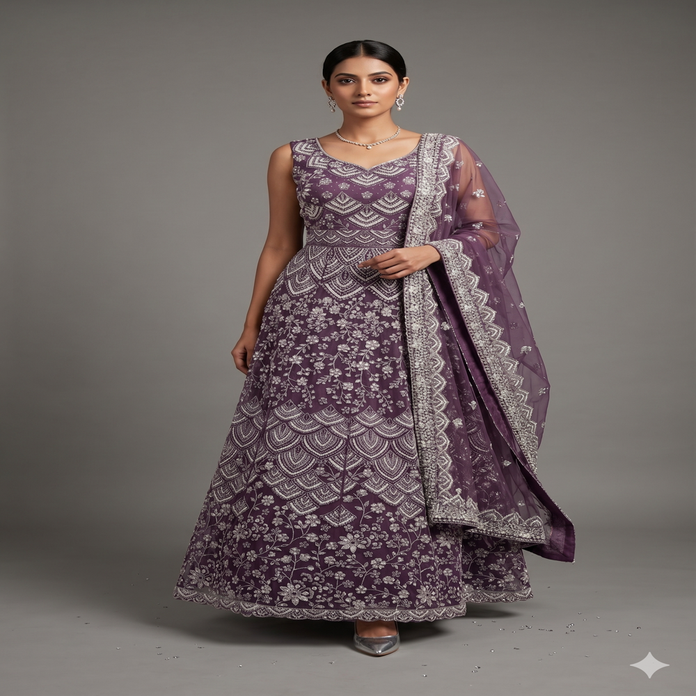 GW-70084 Designer Beads Work Gown