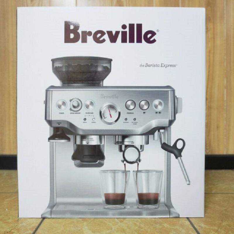 Breville BES870XL Barista Express Espresso Machine, Brushed Stainless Steel