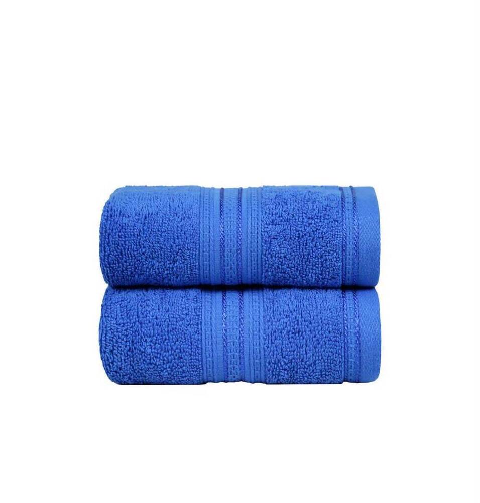Royal Blue Premium Cotton Hand Towel Set