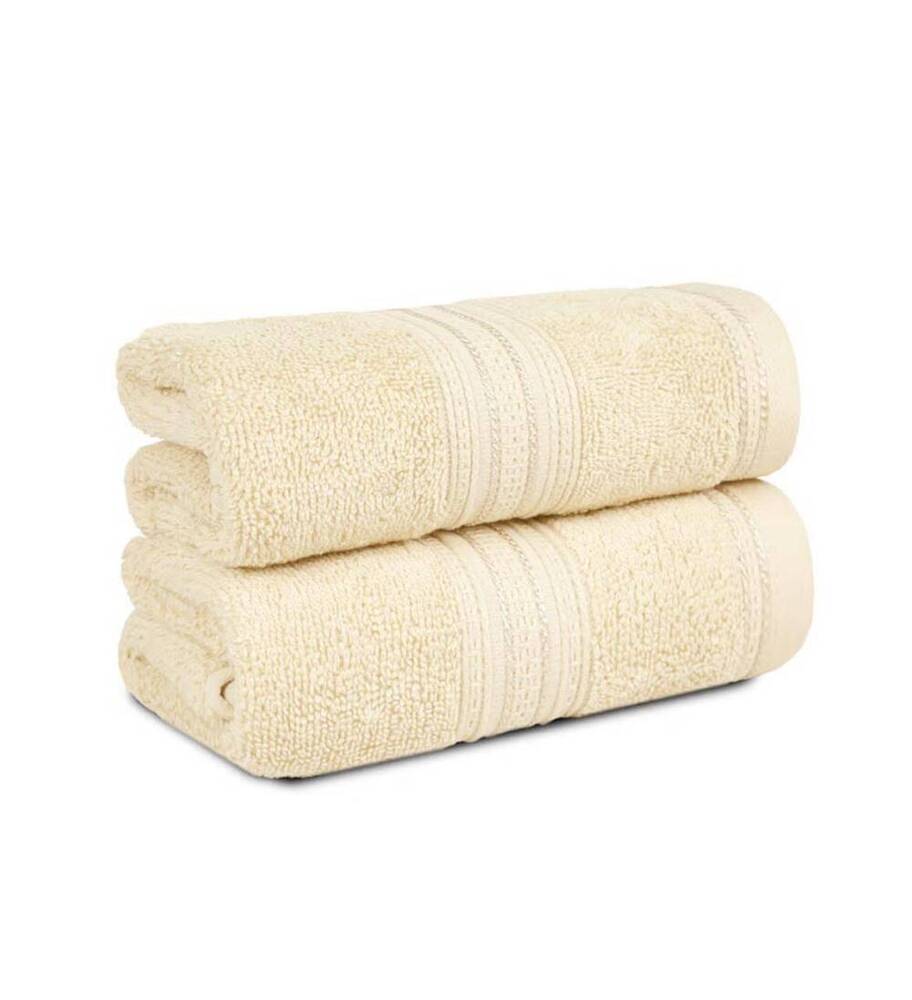 Cream Premium Cotton Hand Towel Set