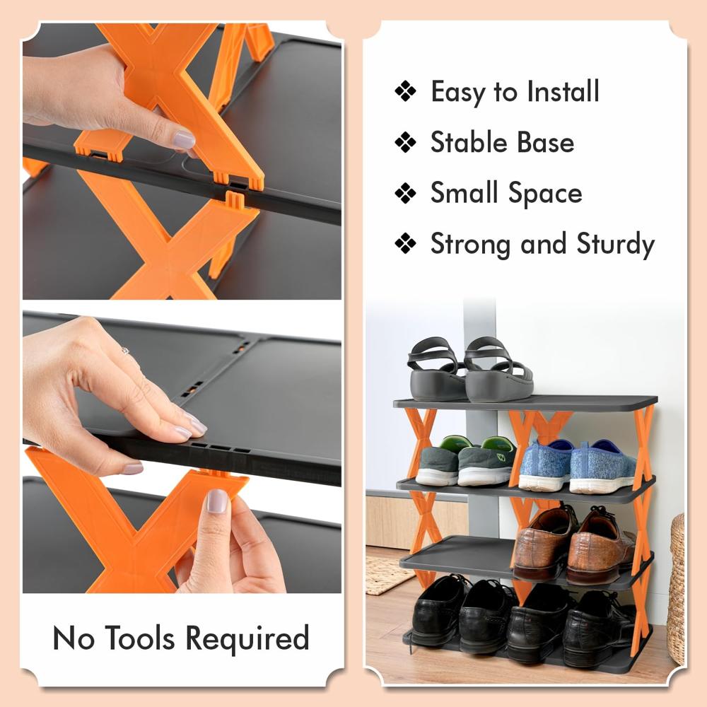 Nayasa X Shoe Rack Organizer