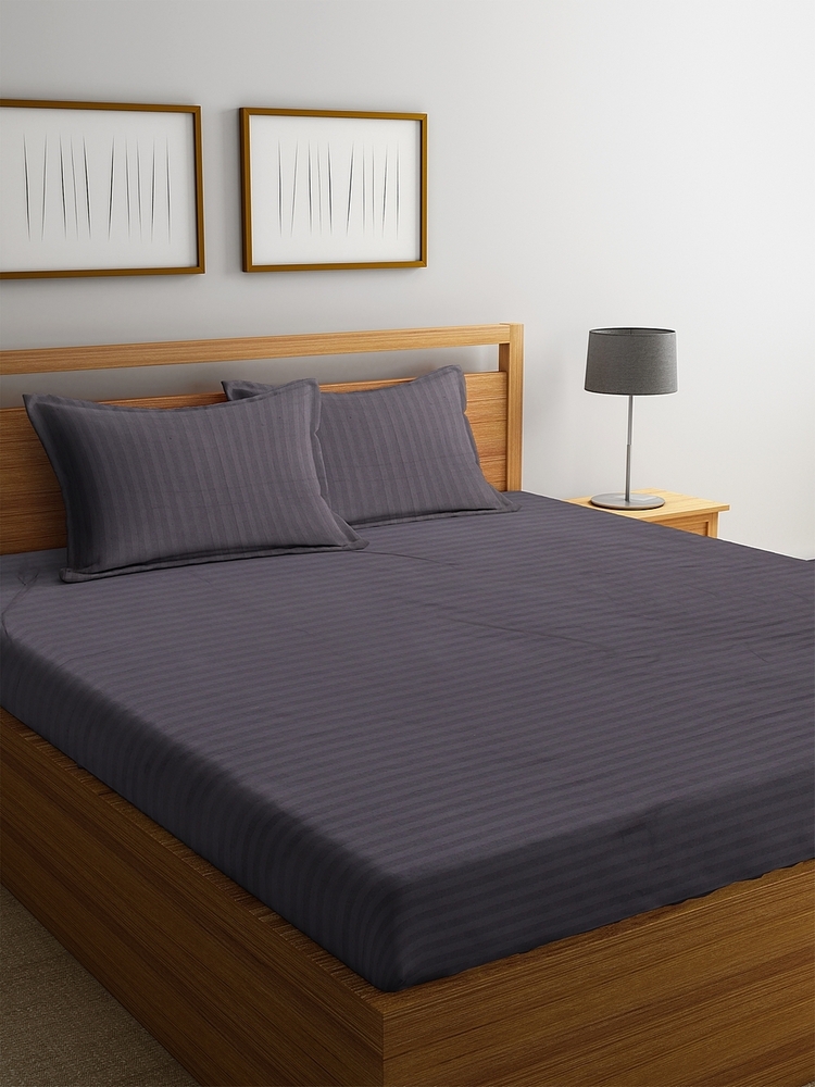 Grey Hotel Bed Sheet