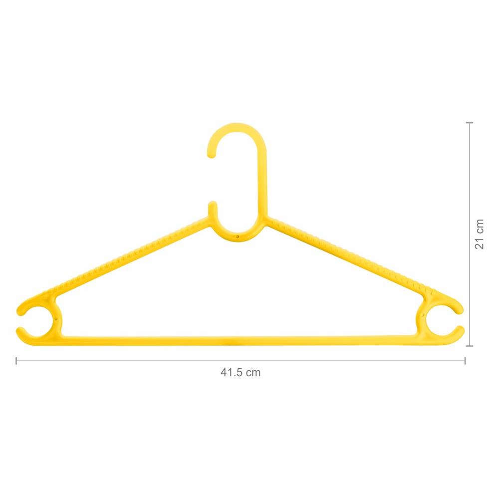 Nayasa Plastic Clothes Hangers Set of 6