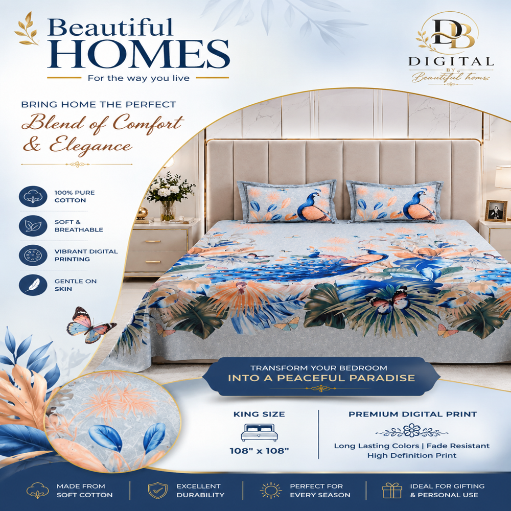 Digital Print Bedsheets