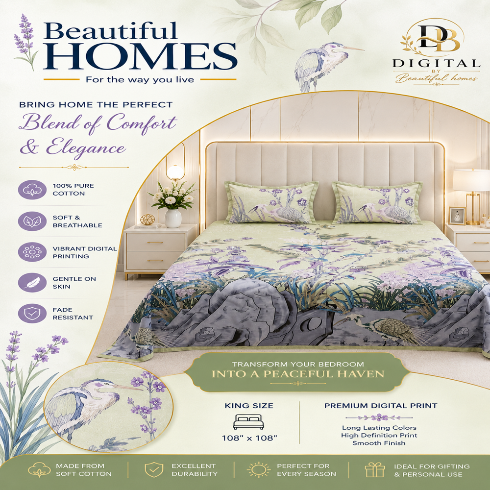 Digital Print Bedsheets