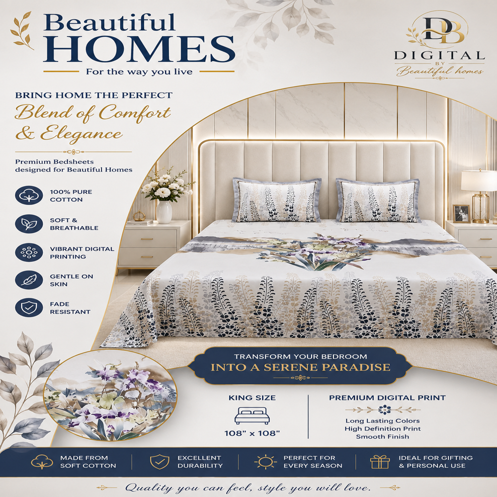 Digital Print Bedsheets