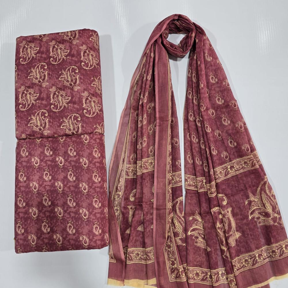 Cambric Cotton Dress Material