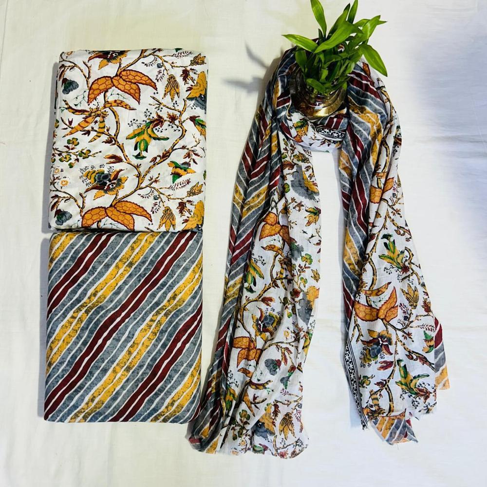 Cambric Cotton Dress Material