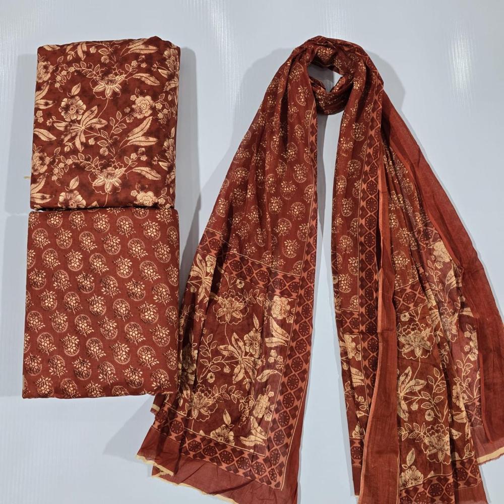 Cambric Cotton Dress Material