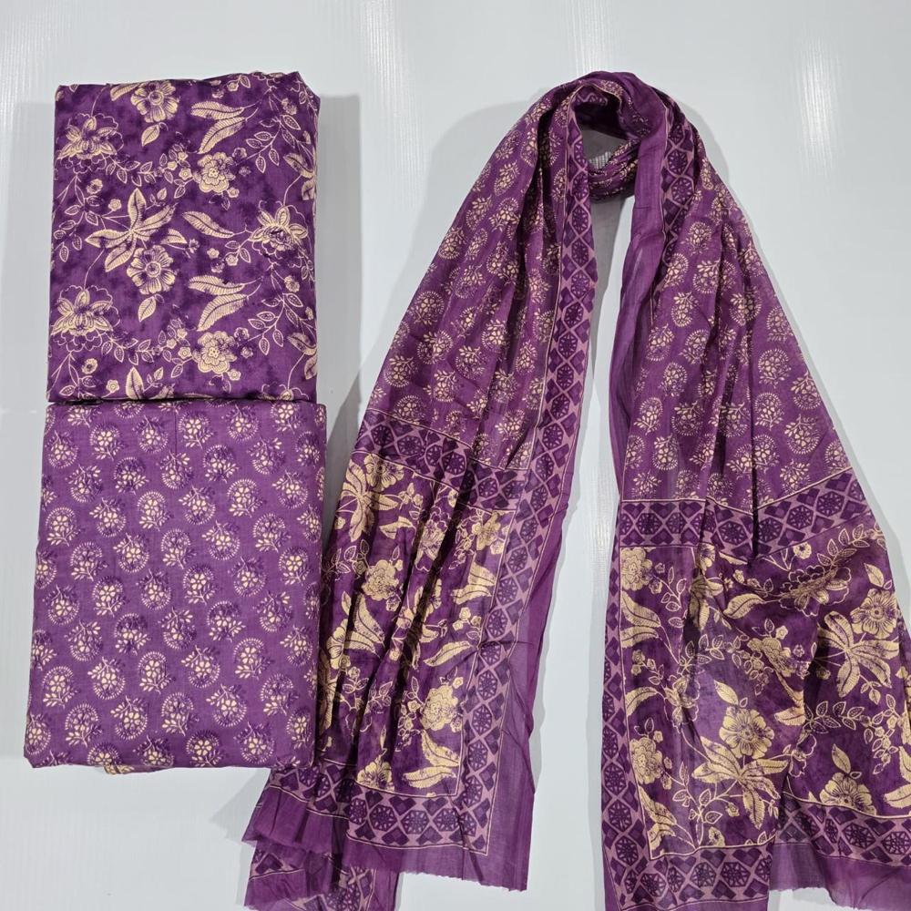 Cambric Cotton Dress Material