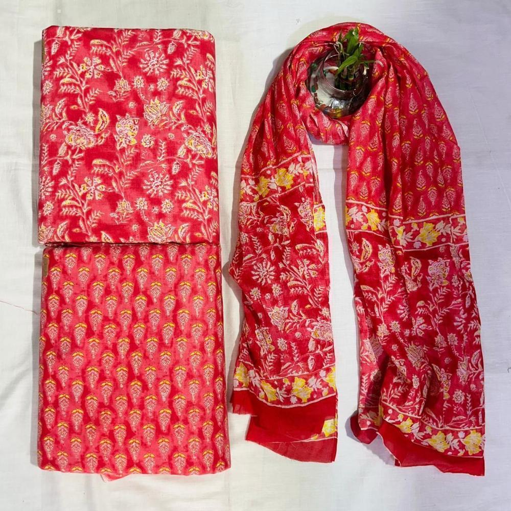 Cambric Cotton Dress Material