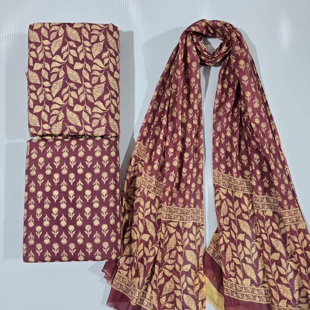Cambric Cotton Dress Material