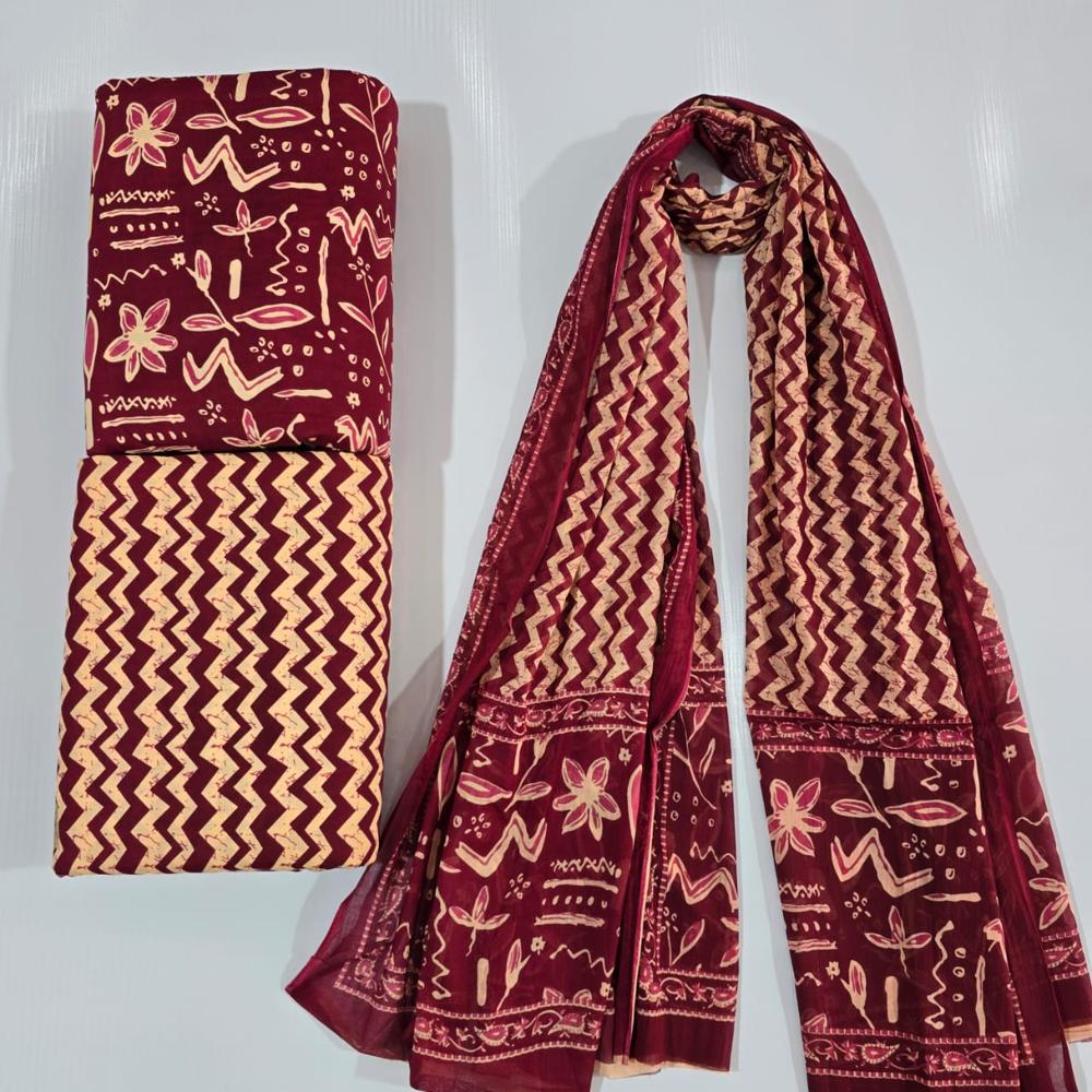 Cambric Cotton Dress Material