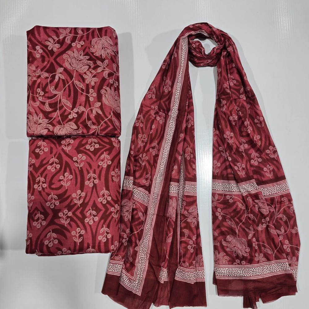 Cambric Cotton Dress Material