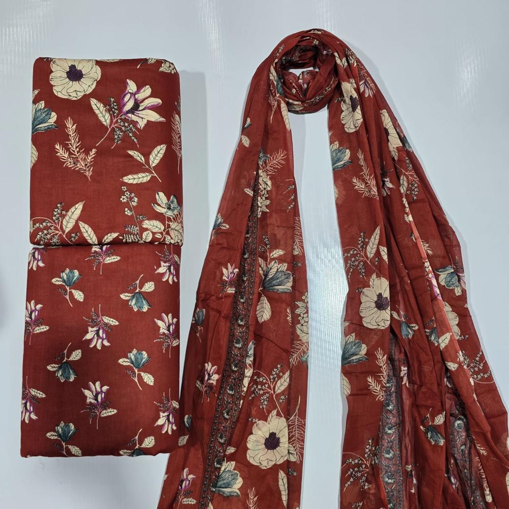 Cambric Cotton Dress Material