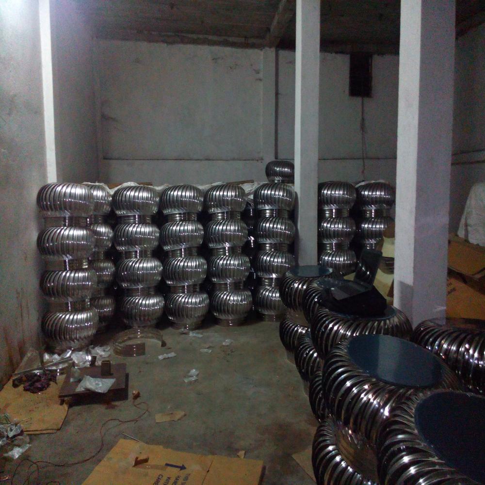 21 Inch Wind Driven Turbo Ventilator - Air Flow Capacity: 2600 Cubic Feet Per Minute (Ft3/Min)