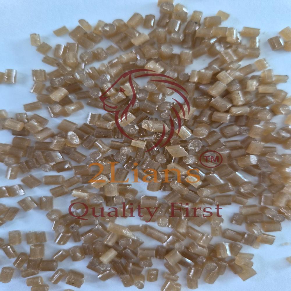 EPS recycled pellets light brown color