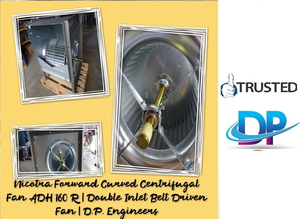 Nicotra Forward Curved Centrifugal Fan ADH 160 R | Double Inlet Belt Driven Fan