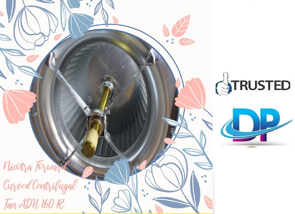 Nicotra Forward Curved Centrifugal Fan ADH 160 R | Double Inlet Belt Driven Fan