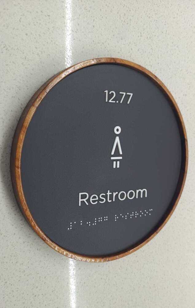 Ada Braille Bathroom Signs