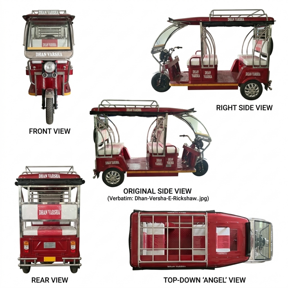 Dhan Versha E Rickshaw - Charger Type: Smart Automatic Charger