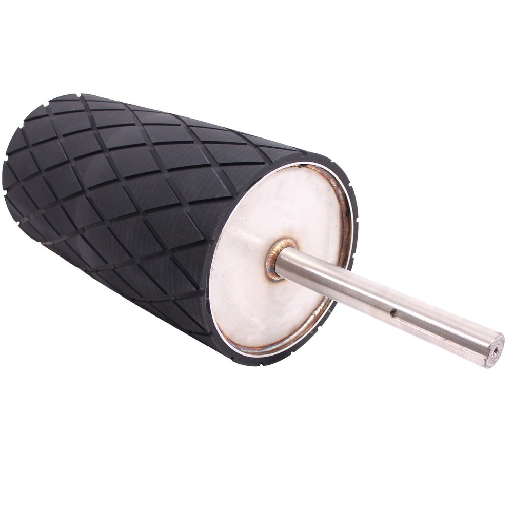 Diamond Cut Rubber Roller - Feature: Premium Quality