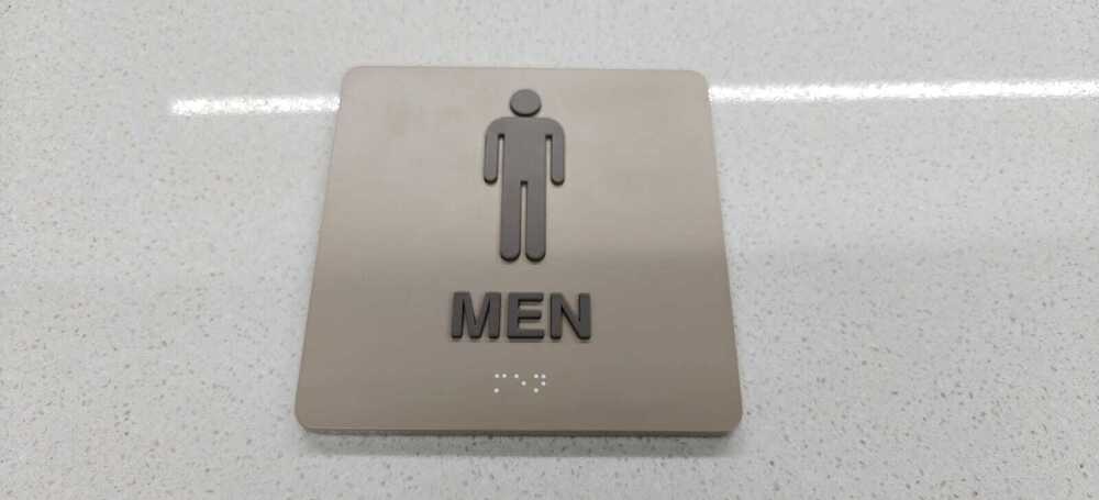 Handicap Washroom Signage