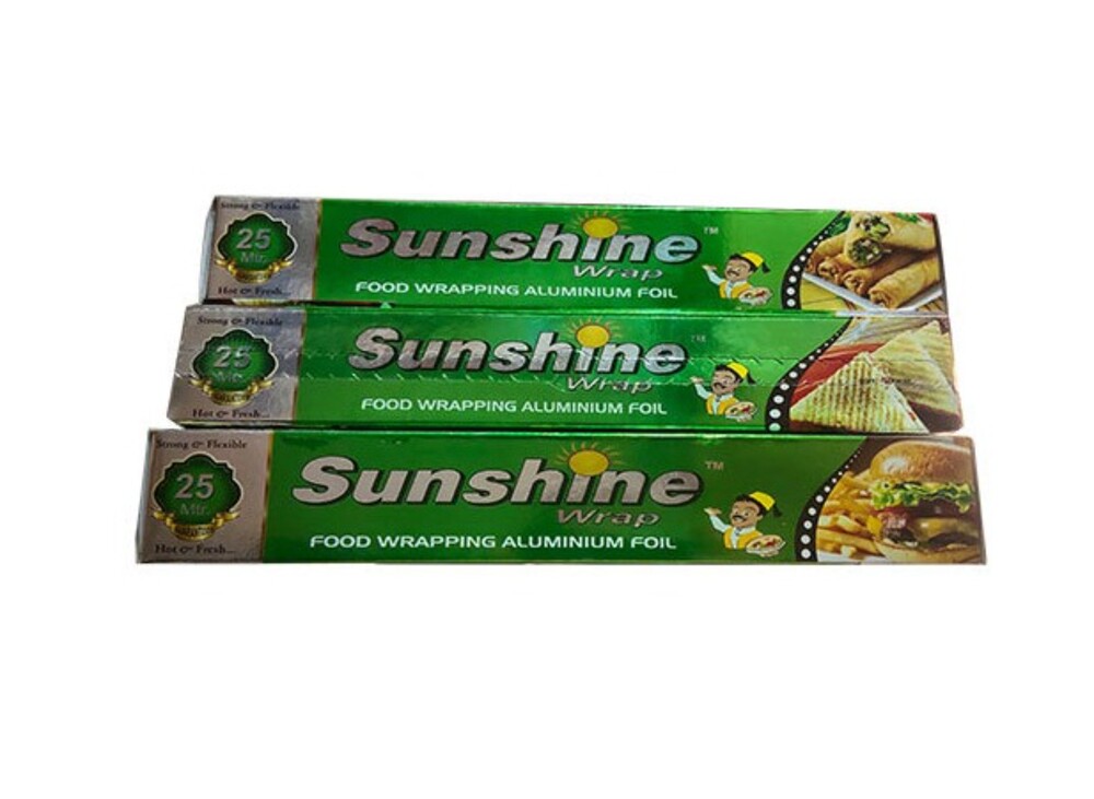 Sunshine Wrap Aluminum Foil 25 Mtr