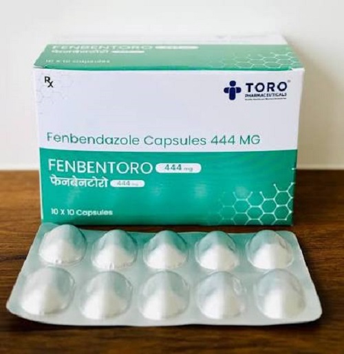 Fenbendazole Capsules Fenbentoro 444 Mg