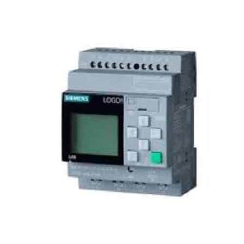 Siemens LOGO! 12/24RCE Logic Module, 12/24V DC, 8 Digital Inputs (4 usable as Analog Inputs) / 4 Relay Outputs, 400 Blocks, Integrated Display & Web Server, 9x7.15x6cm