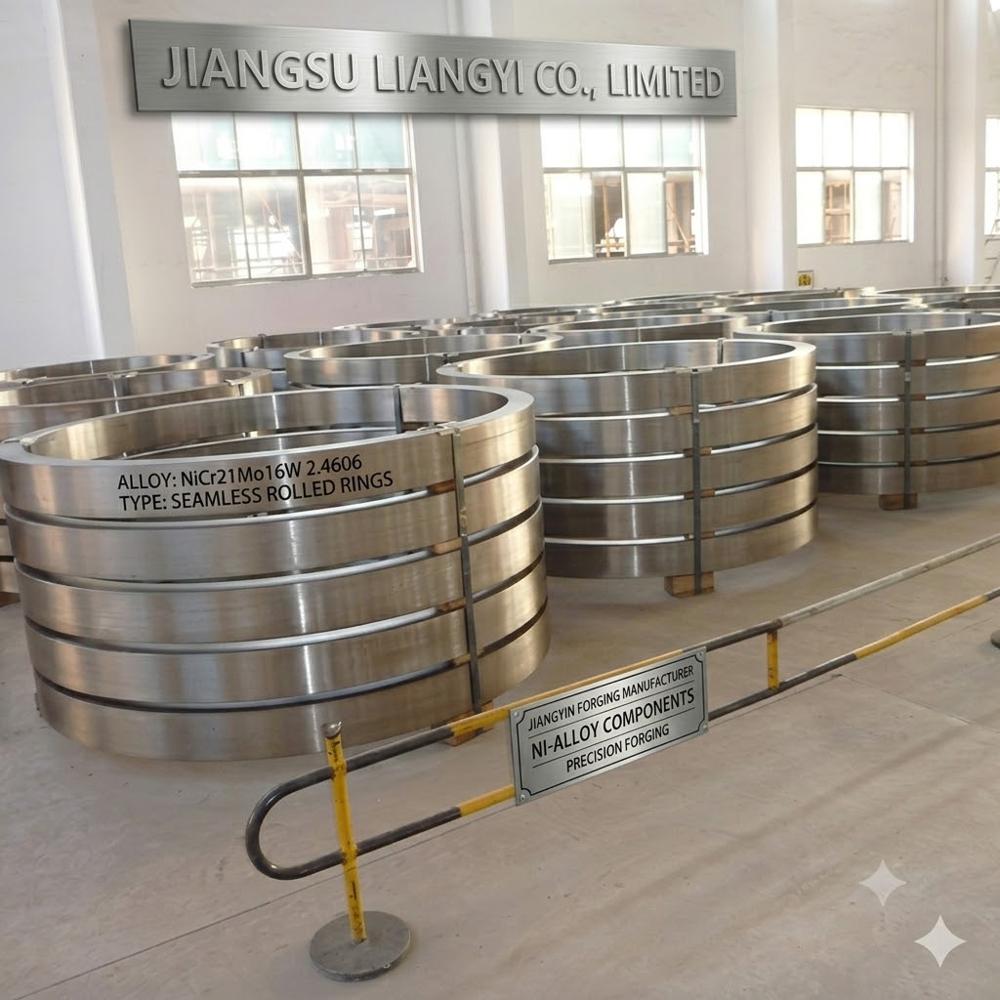 2.4606 NiCr21Mo16W Alloy 686  UNS N06686 Forgings for Nuclear, FGD, Chemical  Pump Parts, Valve Bodies, Rolled Rings Tube Sheets Jiangsu Liangyi