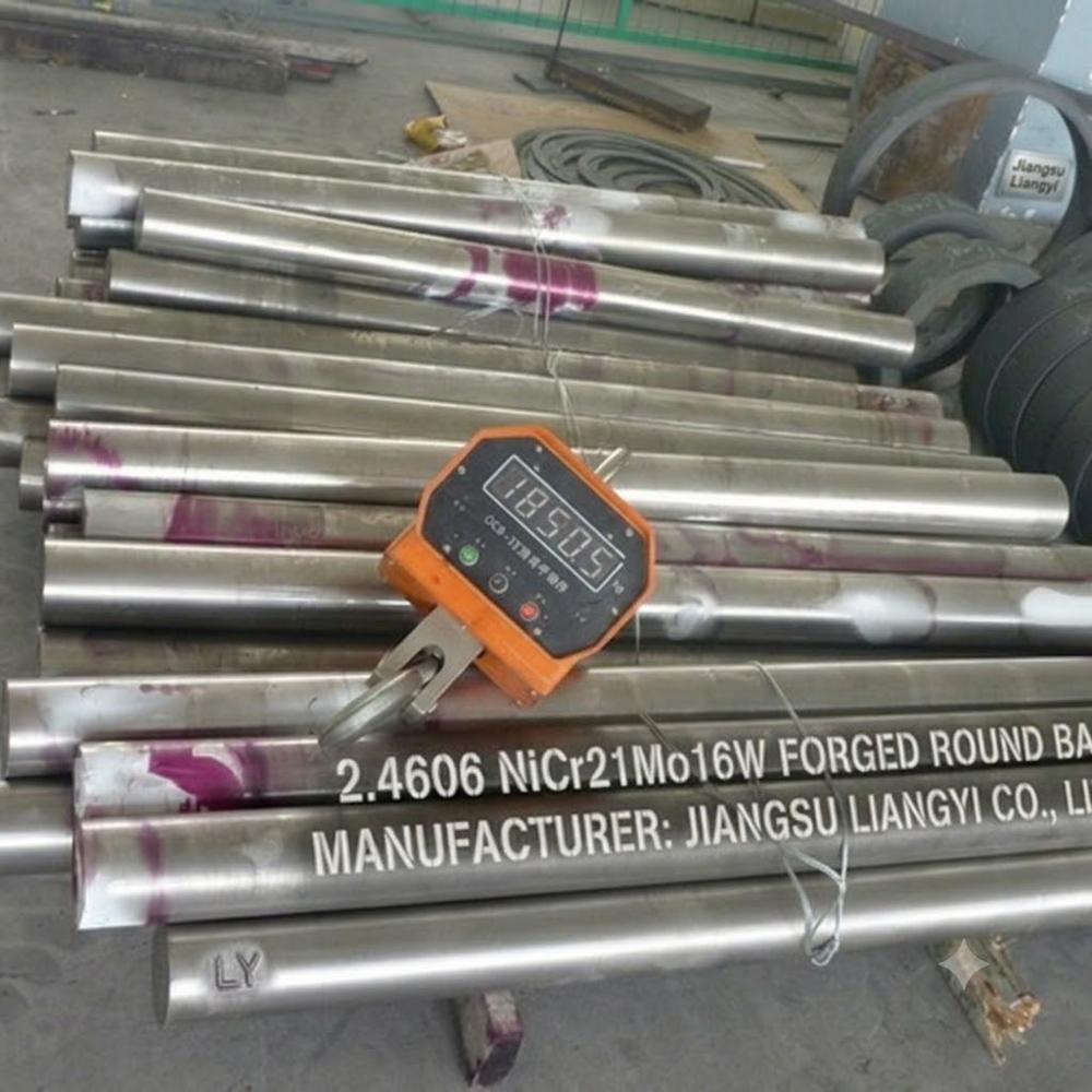 2.4606 NiCr21Mo16W Alloy 686  UNS N06686 Forgings for Nuclear, FGD, Chemical  Pump Parts, Valve Bodies, Rolled Rings Tube Sheets Jiangsu Liangyi