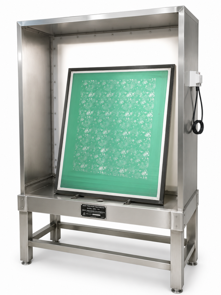 Screen Washing Booth - Capacity: Single Or Multiple Frames At A Time