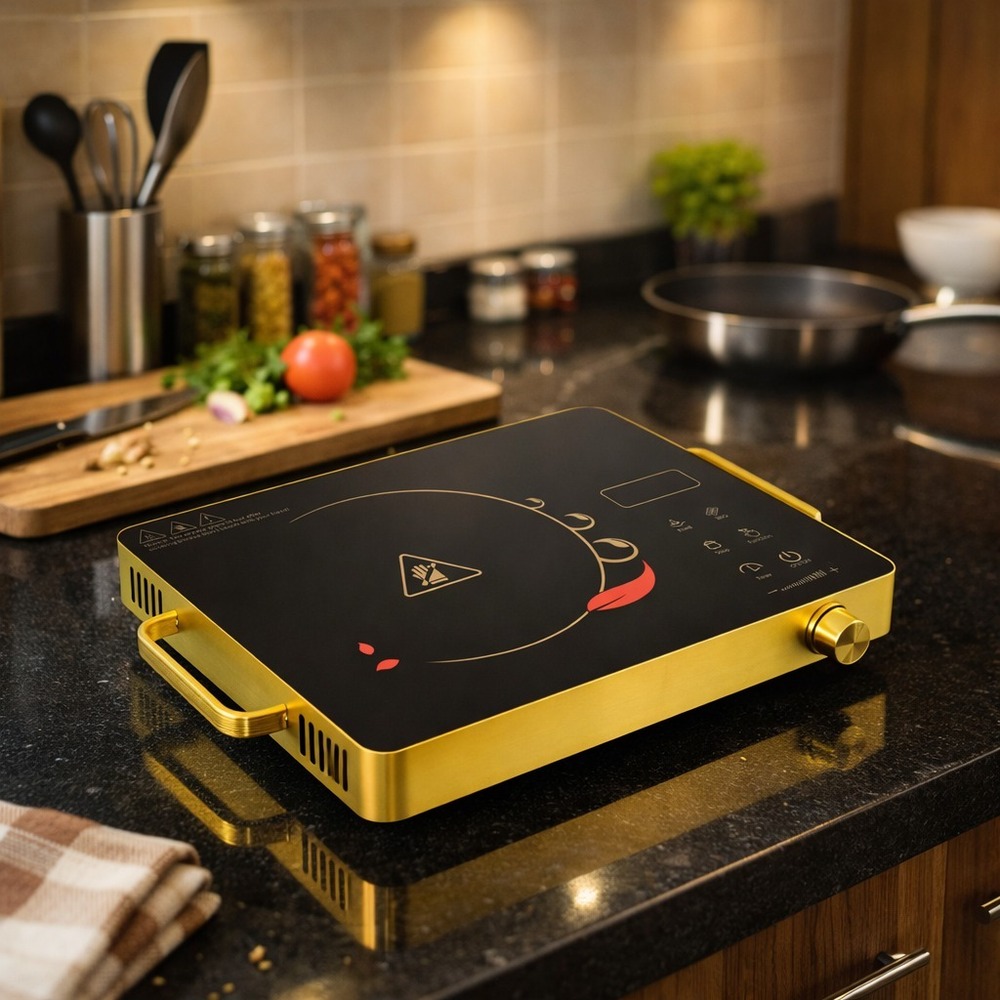 Golden Handle Infrared Cooktop - Application: Domestic Kitchen